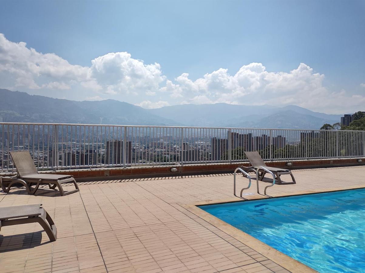 Hermoso Apartamento Con Vista A Todo Medellín Eksteriør billede