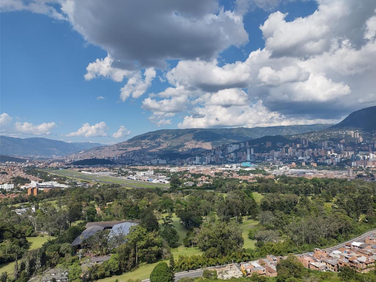 Hermoso Apartamento Con Vista A Todo Medellín Eksteriør billede