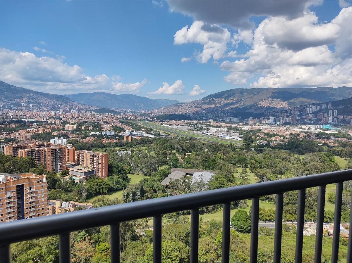 Hermoso Apartamento Con Vista A Todo Medellín Eksteriør billede
