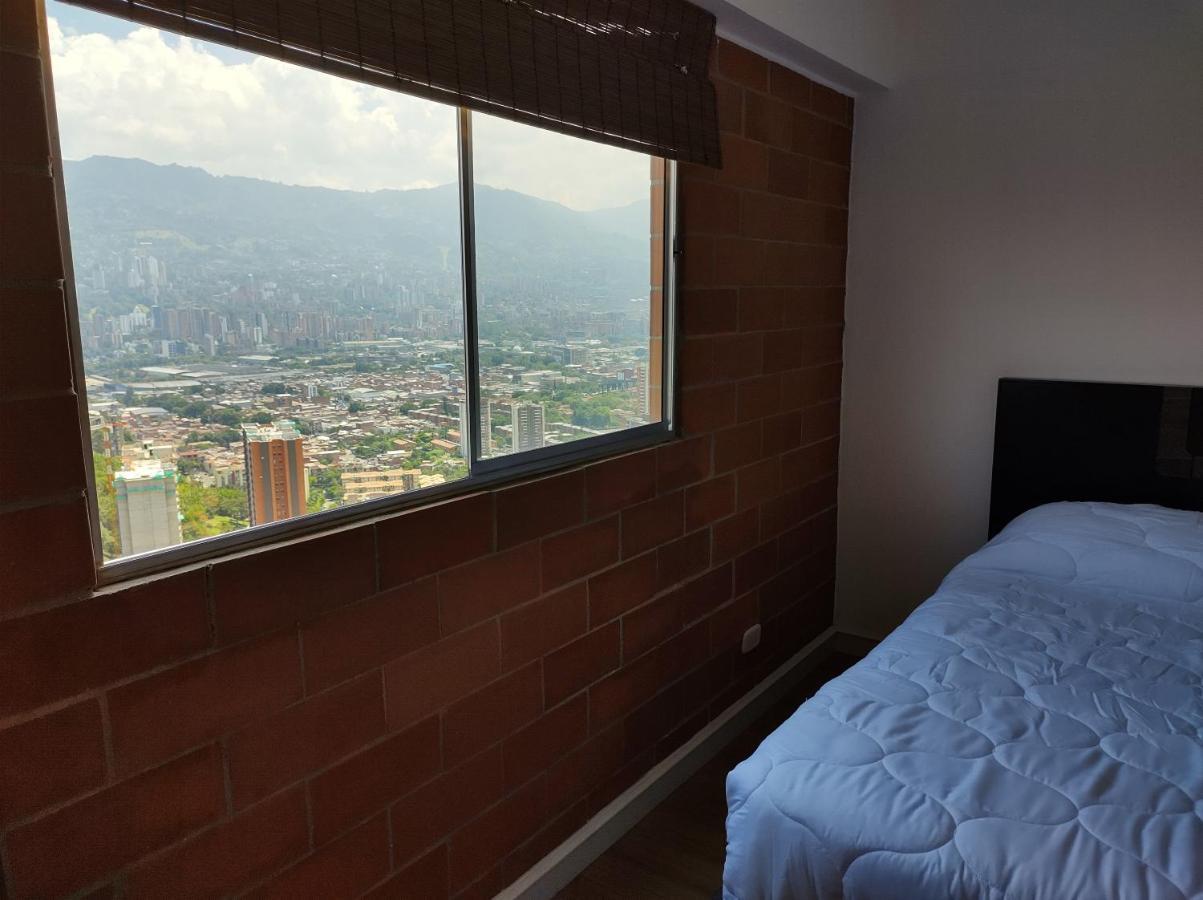 Hermoso Apartamento Con Vista A Todo Medellín Eksteriør billede