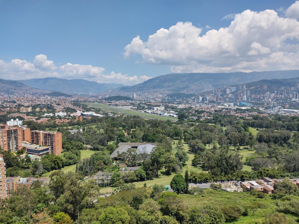 Hermoso Apartamento Con Vista A Todo Medellín Eksteriør billede